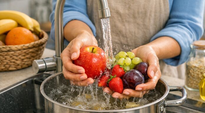 Як продукти потрібно мити перед вживанням. Фото: Одна хвилина