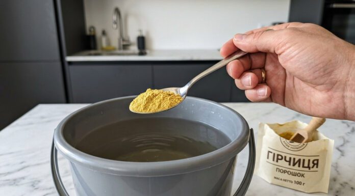 Гірчиця чудово підходить для прибирання дому від помірних забруднень