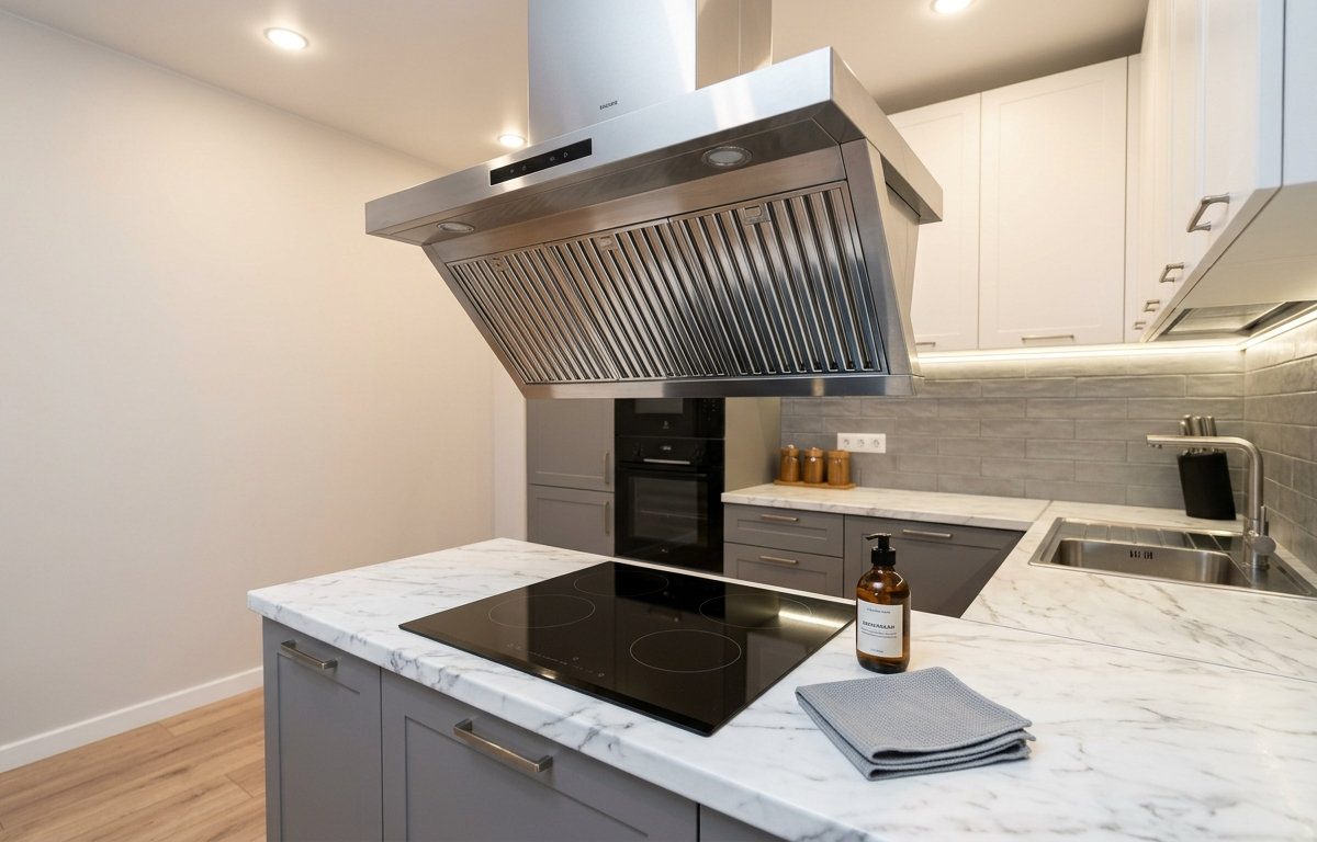 Брудна витяжка найбільше показує неохайність господині навіть на сучасній кухні