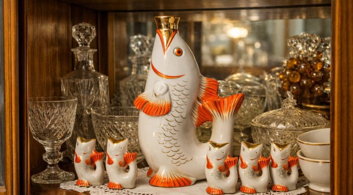 Фарфоровий сервіз "Рибки" став цінним раритетом. Фото: Одна хвилина