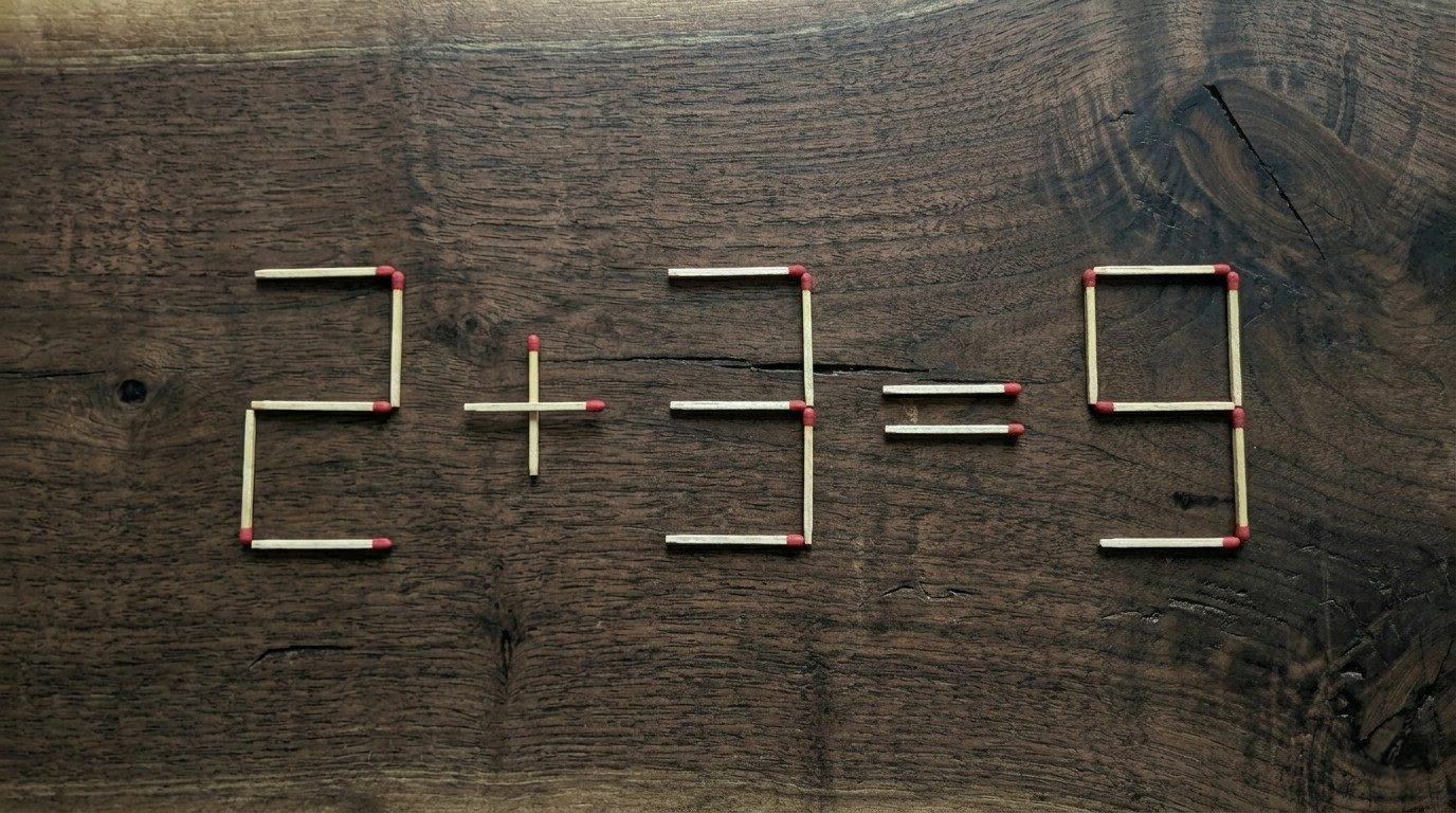 Головоломки з сірниками на логіку, уважність та швидкість мислення