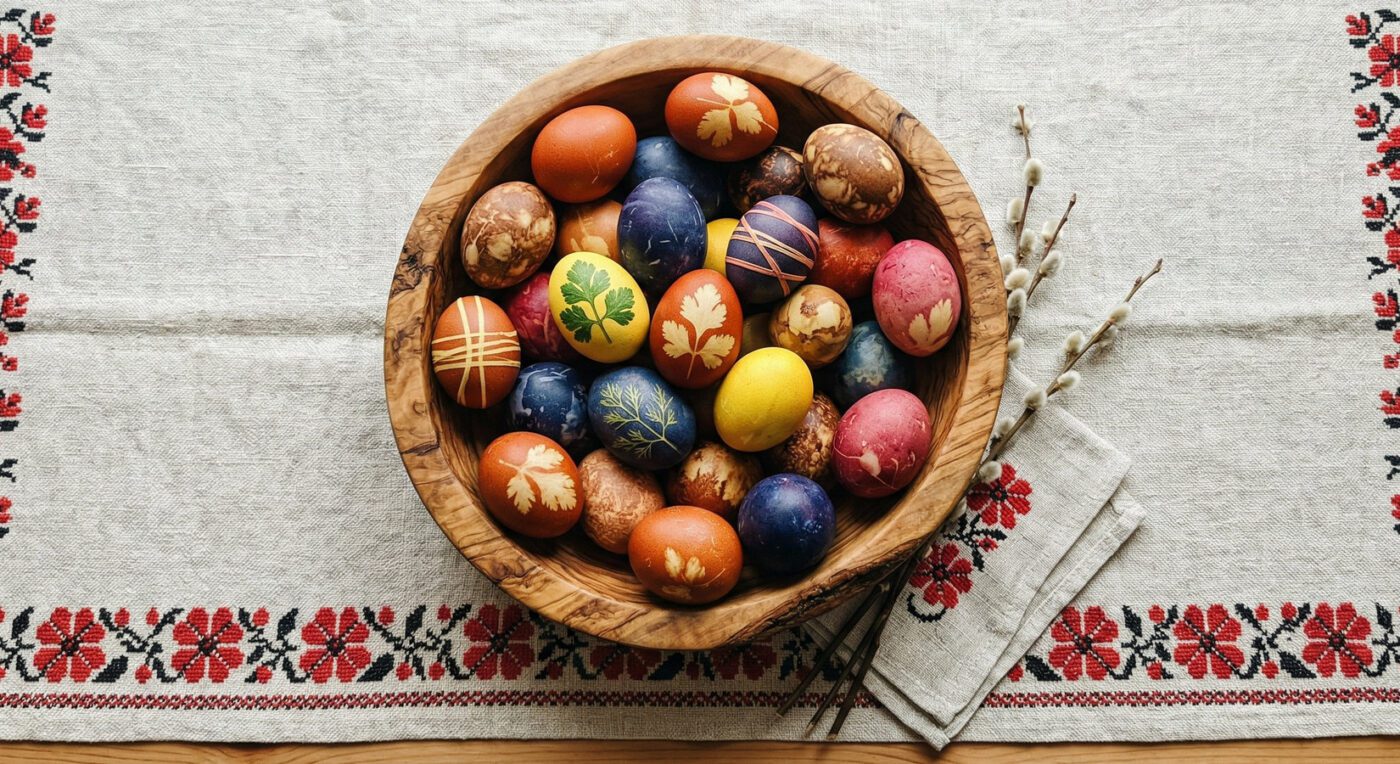 Гарно розфарбовані крашанки завжди роблять стіл більш святковим