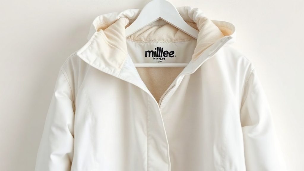 Результат чищення білої куртки