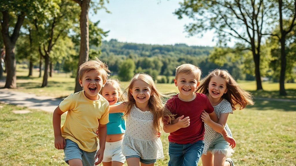 Діти на прогулянці, символ майбутнього та популярних імен