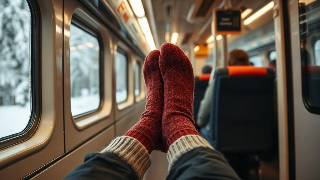 Підготовка до подорожі взимку в потязі