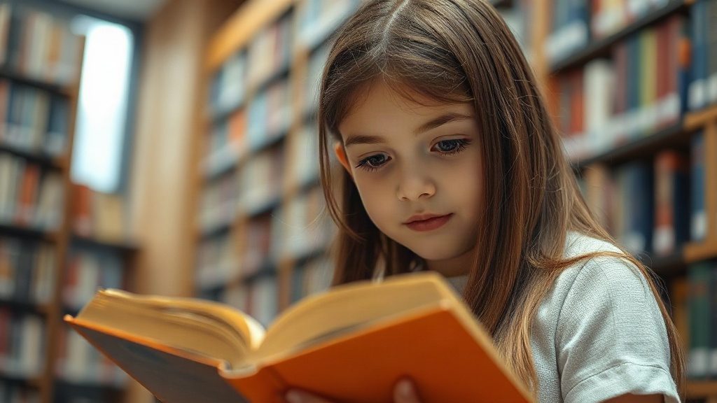 Дівчина з книгою, що символізує мудрість та творчість