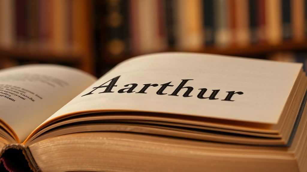 Ім'я Артур у книзі як символ мудрості.