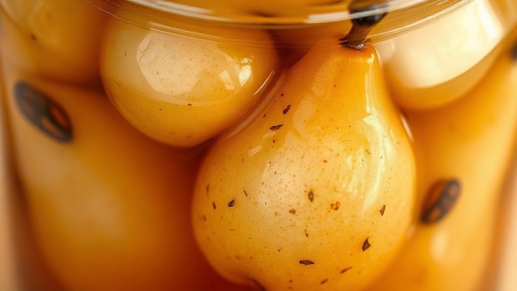 Процес ферментації груш у розсолі зі спеціями
