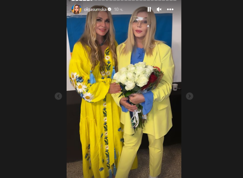 Ольга Сумська та Ірина Білик позмагалися красою в патріотичних нарядах