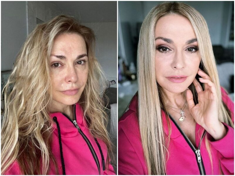 56-річна Ольга Сумська показала, як виглядає зранку без макіяжу і нерозчесана
