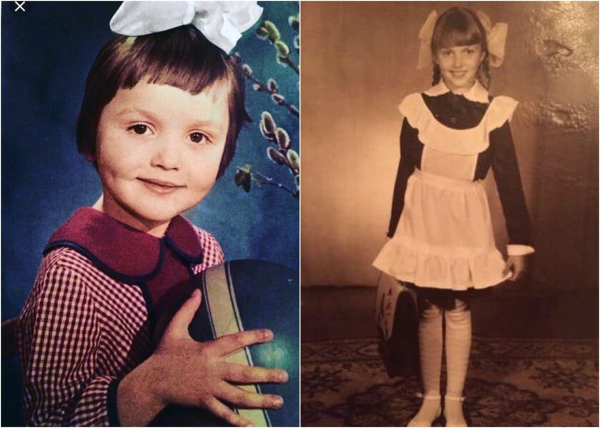 Як виглядала Оля Полякова в дитинстві