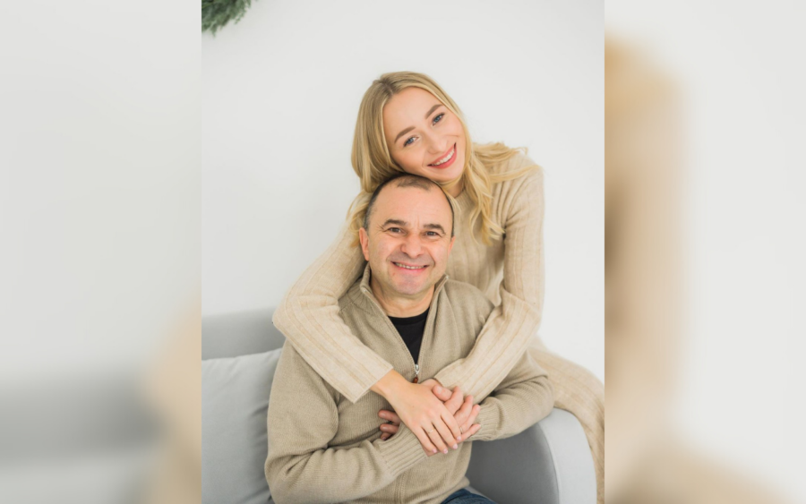 Віктор Павлік зі своєю дружиною на новій фотосесії