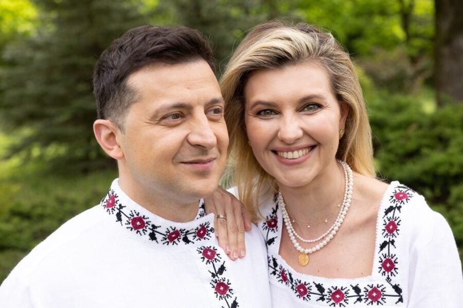 Володимир Зеленський не набагато вищий за свою дружину Олену Зеленську, чинну першу леді України