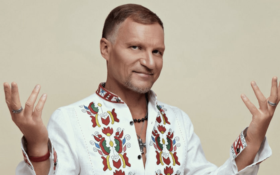 Олег Скрипка лідер відомого рок-гурту Воплі Відоплясова