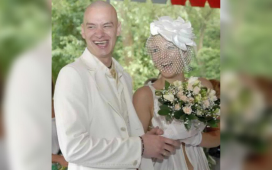 Євген і Ксенія Кошові на своєму весіллі