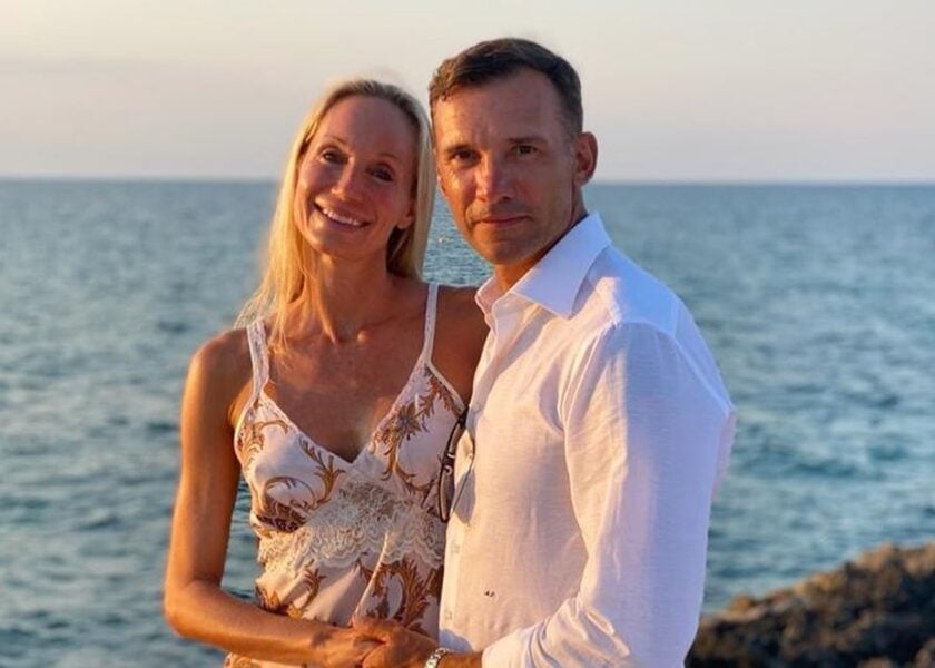 Відомий український футболіст зі своєю дружиною Крістен Пазік