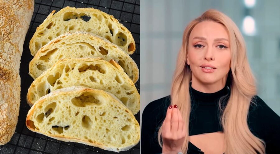 Оля Полякова розкрила особливий рецепт хліба, від якого не товстіють