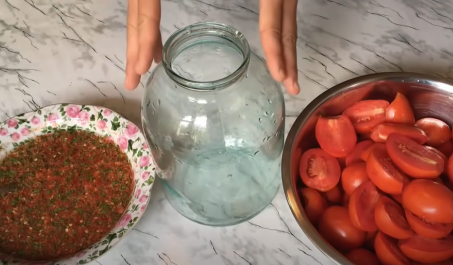 Рецепт помідорів за 5 хвилин по рецепту улюбленої свекрухи