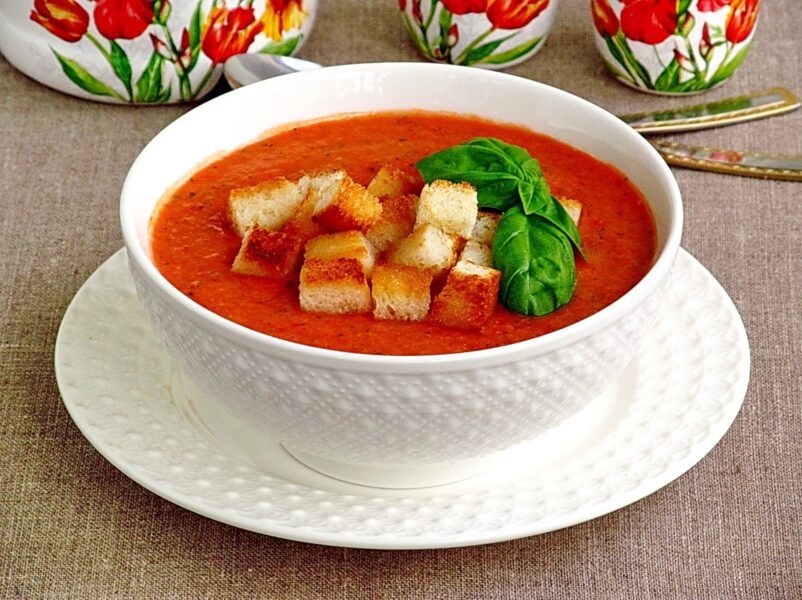 Холодний томатний суп Гаспачо