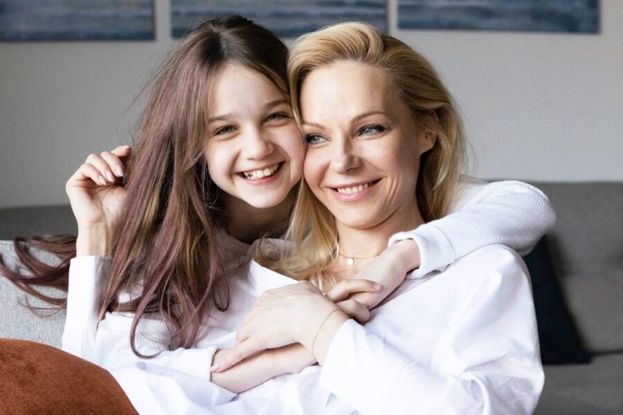 Даша Трегубова з донькою Поліною