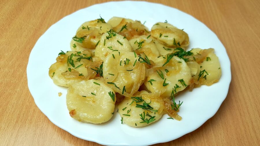 Ліниві вареники з картоплею