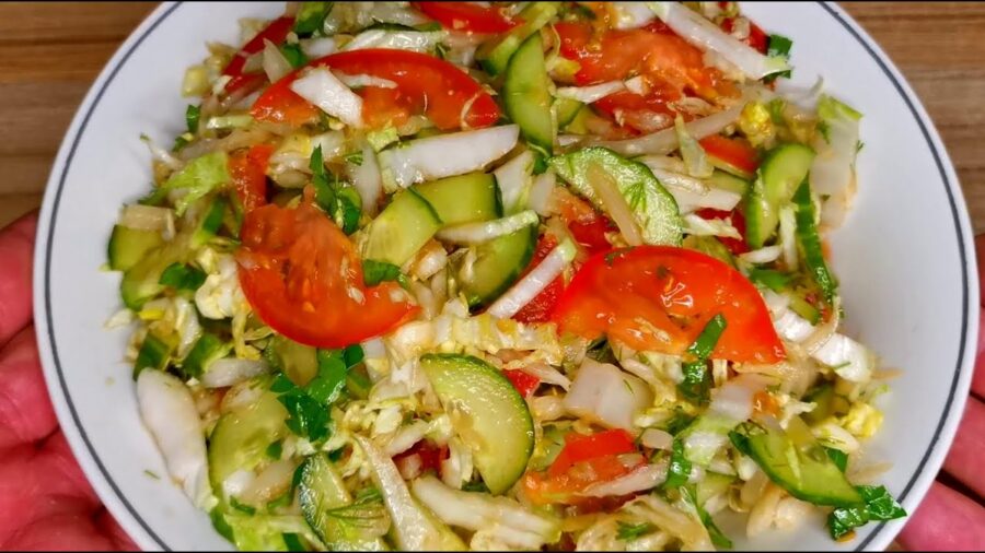 Овочевий салат з ідеальним смаком