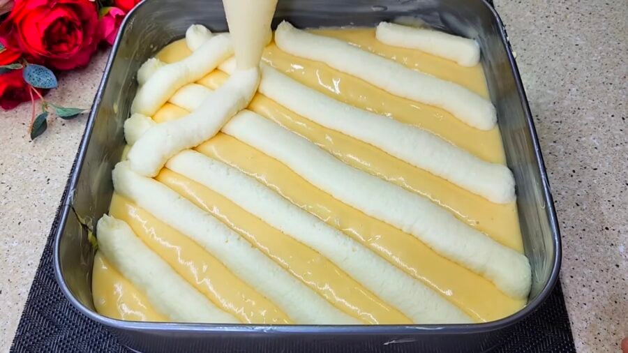 Формуємо сітку із кисломолочного сиру