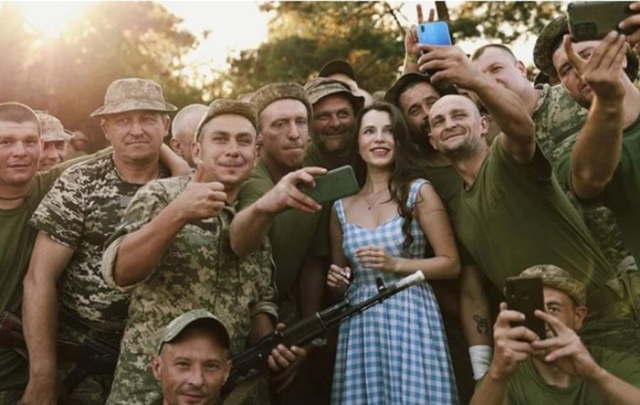 Христина Соловій, підтримка військових 
