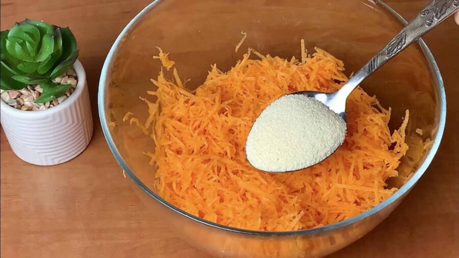 Морковний пиріг має гарний смак і колір