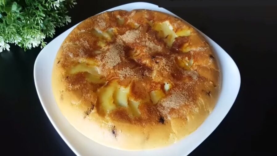 Приготування яблучного пирога без випічки