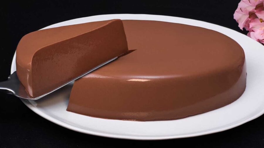 Молочно-шоколадний десерт без желатину