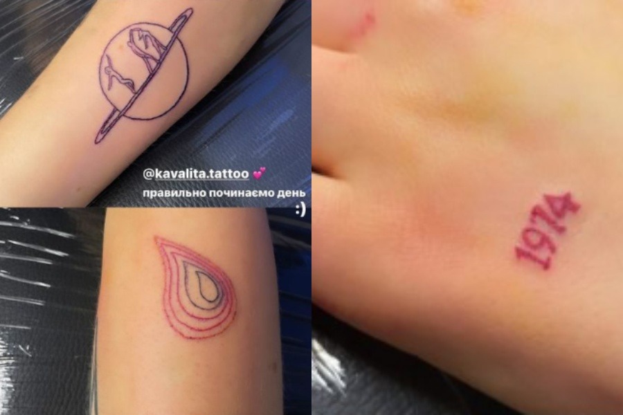Донька актриси Олени Кравець Марія показала три нових татуювання