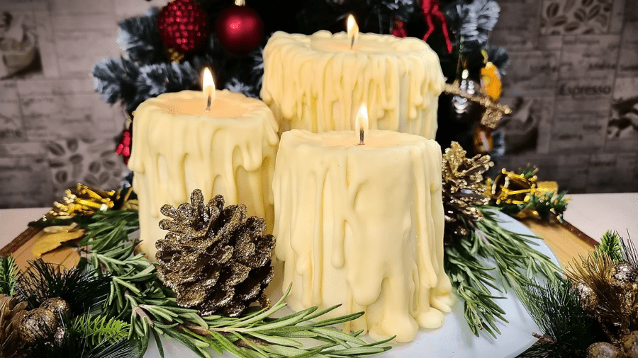 Торт Різдвяні свічки
