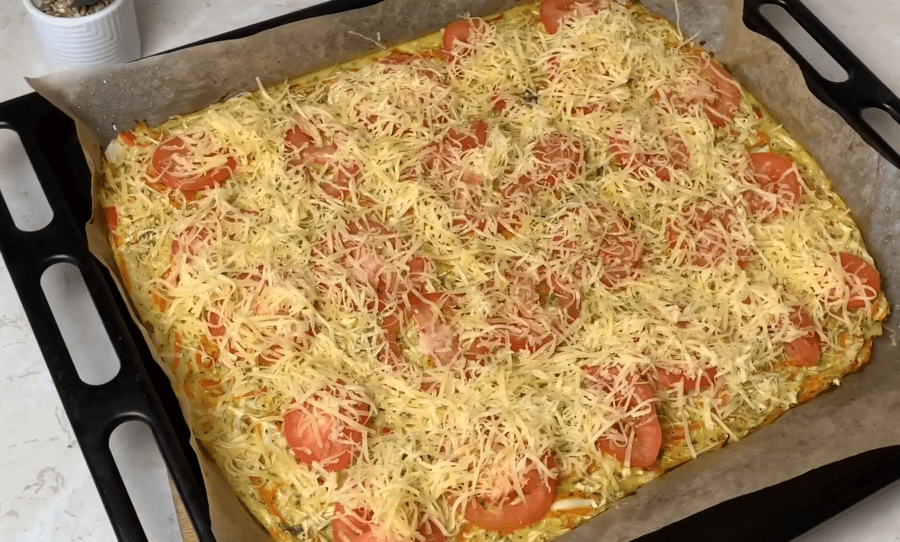 Рецепт ніжного і соковитого пирога-піци без борошна 