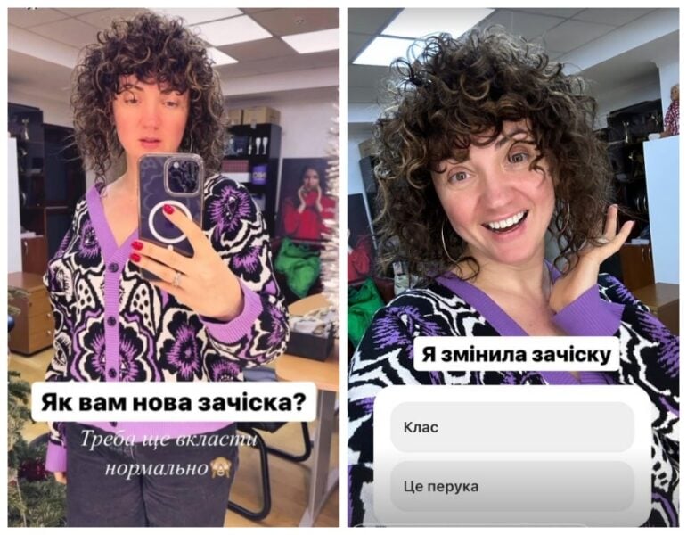 Оля Цибульська визнала, що насправді носить перуку