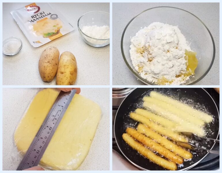 Нереально смачні картопляно-сирні палички