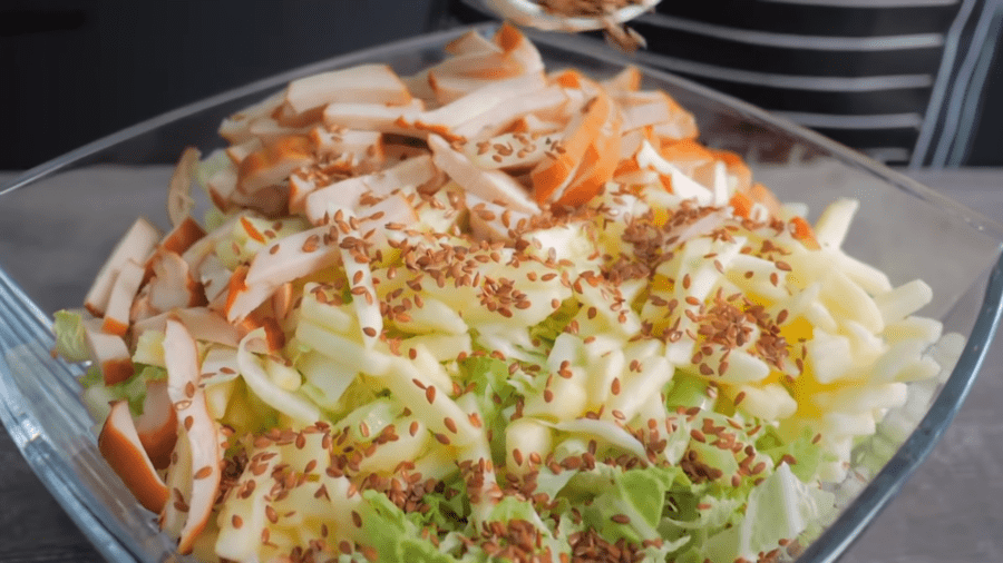 Рецепт простого і смачного салату з трьох інгредієнтів
