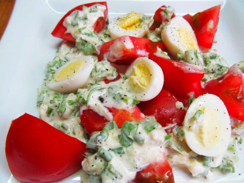 Рецепт смачного салату з томатами