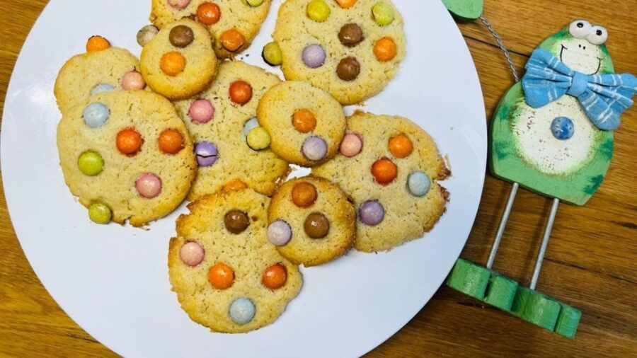 Покроковий рецепт печива з цукерками MM's