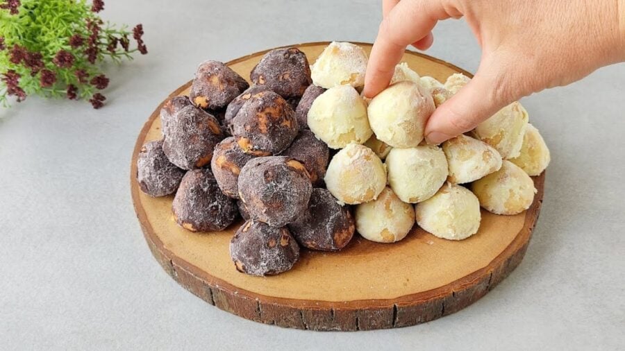 Покроковий рецепт печива з кокосом і горіхами
