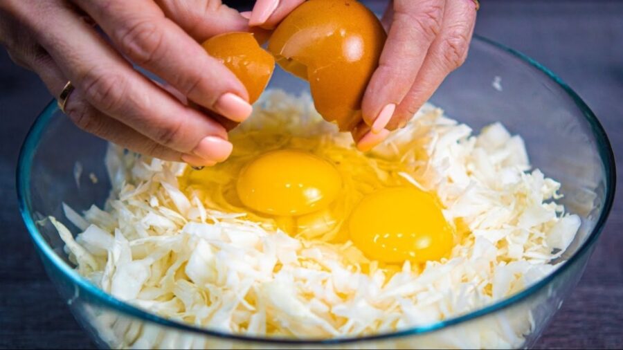 Покроковий рецепт запіканки з капусти, яєць та сиру
