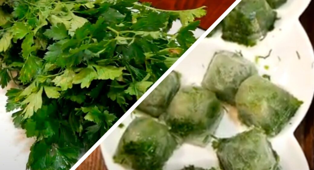 Зелень не зв’язую в пучки, а заморожую в формочках для льоду: суповий набір на 3 місяці без запаху морозилки 