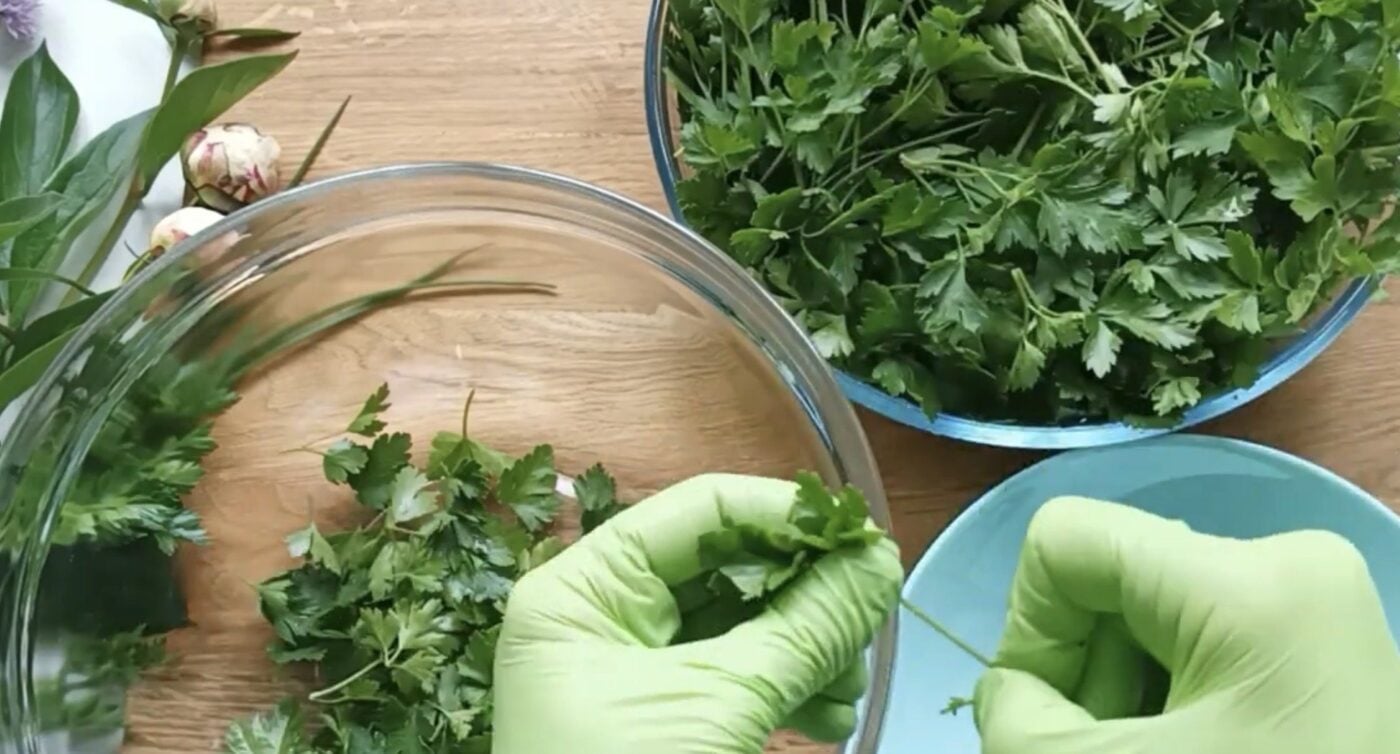 Як правильно заморожувати зелень