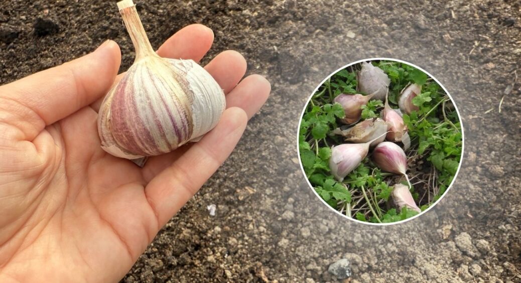 Зубчиком вверх чи зубчиком вниз? Як правильно висаджувати озимий часник: вдавлювати у землю – НЕ можна 