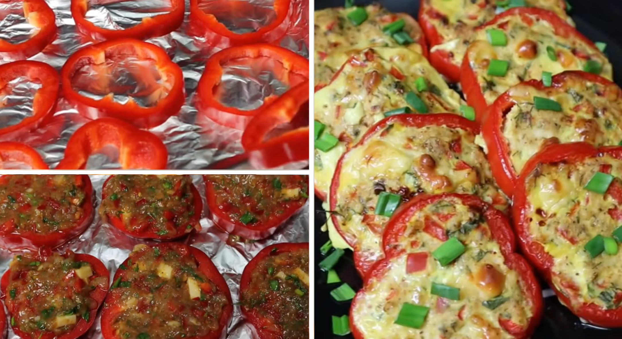 Беру 4 перці, але фарширую не цілими, а кружальцями: жодне свято не обійдеться без такої краси та смакоти 