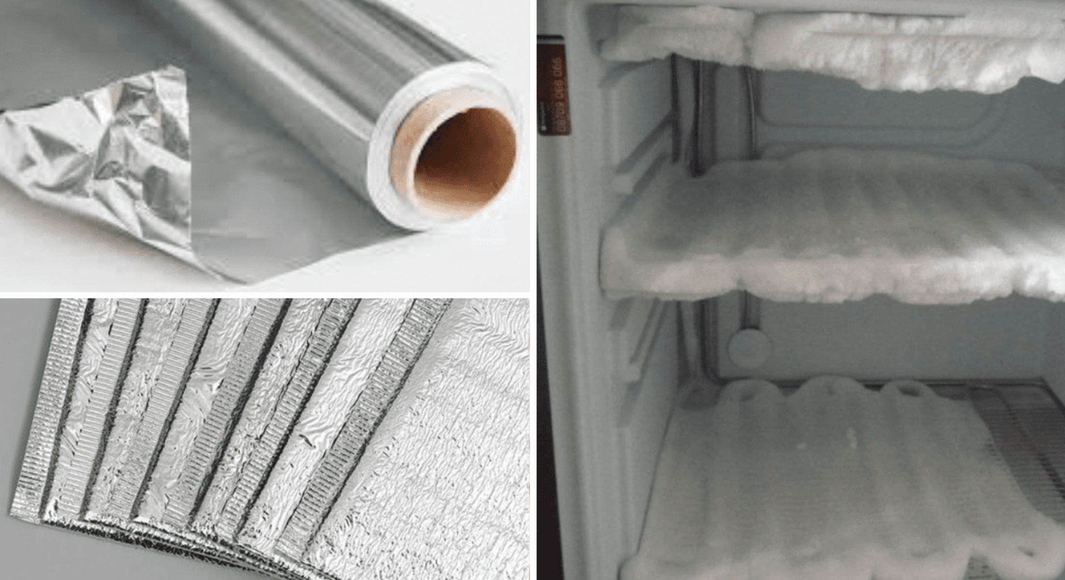 Обклеїли стіни у холодильнику та морозилці фольгою: не для краси, а на користь – так не намерзає лід 