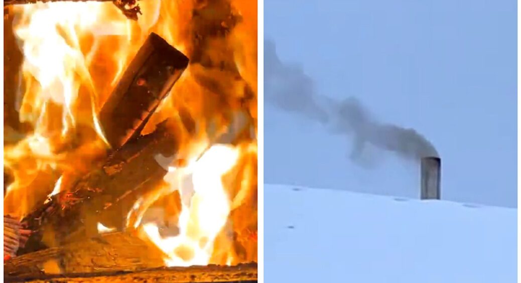 Старий метод без крохмалю спрацював: димар прочищаю від сажі за 5 хвилин, і тяга в пічці – відмінна 