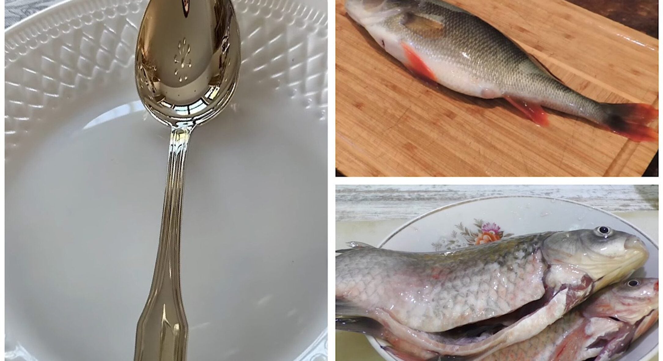 Бабусин спосіб без ножів спрацював: рибу чищу від луски за 1 хвилину однією ложкою – жодного бруду на кухні 