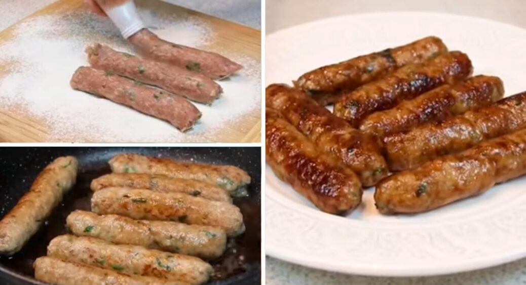 Сьогодні показую, як зробити домашню ковбасу без оболонки: це набагато швидше, а на смак – 1 в 1 