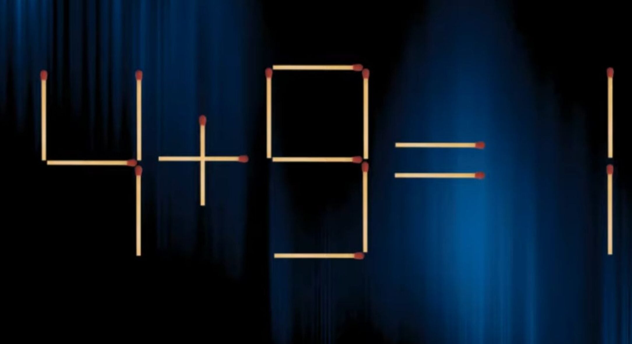 Перемістіть 1 чи 2 сірники, щоб результат рівняння став правильним: здогадайтесь самі скільки 